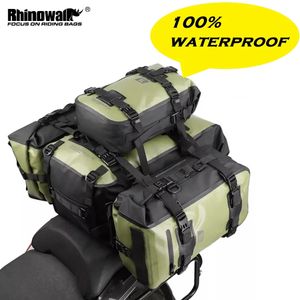 Rhinowalk Motorcycle Travel Bag Waterproof Motorbike Side Bag 30L Motor Saddle Pannier Bag Traveling Bags For Motor Bike 240219