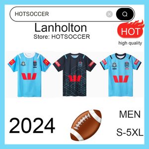 2024 Lanholton Rugby Forma Güney İngilteres Afrika İrlanda Rugby Siyah Samoas Rugby İskoçya Fiji 24 25 Worlds Rugby Jersey ev uzakta erkek rugby gömlek forması