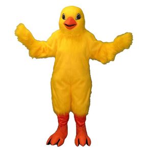 Halloween högkvalitativ kycklingmaskot kostymtecknad fancy klänning snabb frakt vuxen storlek