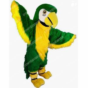 Halloween Halloween Custom Green Parrot Mascot Costume Fancy Dress Carnival Birthday Party Plush Costume