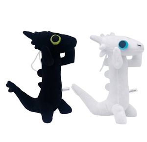 الساخنة البيع الساخن عبر الحدود منتج جديد للرقص التنين Dancing Dragon Plush Toy Black and White Dragon في المخزون