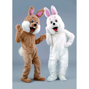 Performans Bunny Maskot Kostüm Cadılar Bayramı Noel Süslü Partisi Karikatür Karakter Kıyafet Takım Yetişkin Kadın Erkekler Karnaval Unisex Giyim