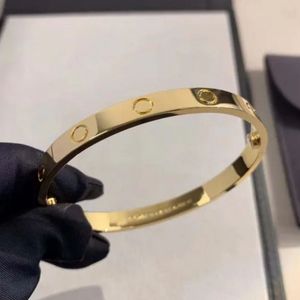 Il logo del designer originale incide le dimensioni 15 16 17 18 19 20 21 Bracciale da 22 cm Braccialetti con diamanti da 8 mm Oro 18 carati Argento rosa 750 Acciaio inossidabile Donna Uomo Gioielli da sposa