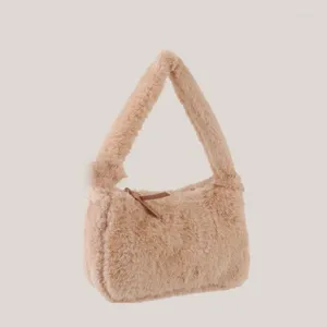 Marsupi Borse in peluche moda Donna Uomo Zaino per studenti Borsa per la spesa Casual Donna Spalla per pendolari sottoascellare