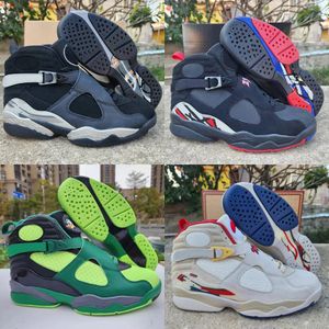 8 8s Gorge Green Pure Platinum Scarpe da basket Oregon SoleFly Chrome South Beach Aqua Nero Cool Grey Take Samurai Uomo Scarpe da ginnastica sportive Sneakers sportive Taglia 13