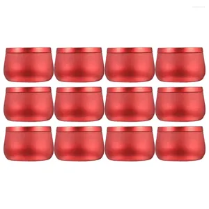 Storage Bottles 12 Pcs Belly Jar Packaging Boxes Cookie Handmade Tins Tinplate Tea Canisters Crafts Container