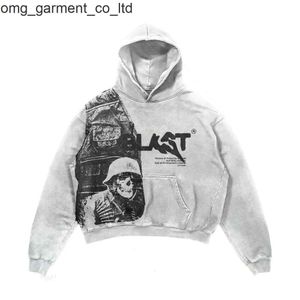 Nya herrtröjor tröjor 2023 överdimensionerad långärmad tröja harajuku gotisk personlighetsmönster y2k kläder abstrakt konst liten skoltryck hoodie