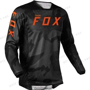 Motocross Sportwear Racing Bik Men's Downhill Jerseys Fox Thor Mountain Bike Mtb Shirts Offroad DH Motorcykeltröja