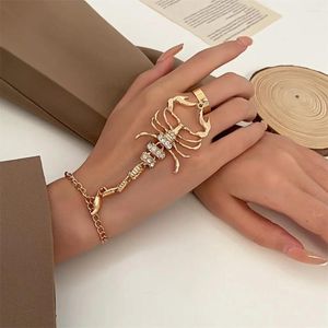 Strand Persönlichkeit übertrieben Finger Armband weibliche würzige Mädchen Set mit Zirkon Skorpion einzelne trendige Geschenk