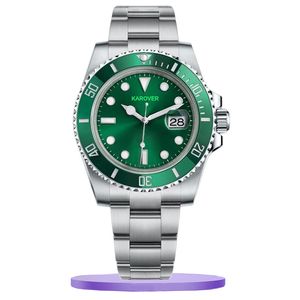 Projektant mechaniczny zegarek dla mężczyzn zegarek ze stali nierdzewnej Minimalistyczny biznes Business Wristwatch Watch Automatyczne nowe wodoodporne zegarki Sapphire Wysokiej jakości