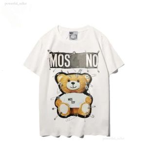 Moschino Camiseta Mulheres T-shirt Sunmmer Womens Mens Designers Camisas Moschinos Camisetas Moda Carta Impressão Manga Curta Tees Luxurys Roupas Casuais Tops 348