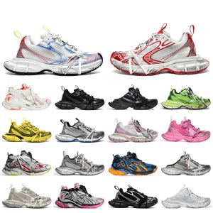 2024 Nuove scarpe casual Track 3XL Phantom Designer Sneakers da donna Rosa Nylon Mesh Neon Giallo Blu Tracce Oro rosa Triple Nero Runners Grande suola piatta Scarpe da ginnastica da uomo