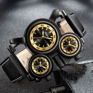 Orologi da uomo belli al quarzo di personalità Super Cool quadrante grande speciale orologio maschile lancette luminose orologi da polso multicolore scelta297V