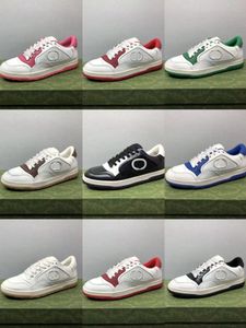 Scarpe firmate Mac80 Sneakers Uomo Donna Scarpe casual Incastro g Ricamo Piattaforma di lusso Sneaker Chaussures Italia in pelle bianca nera