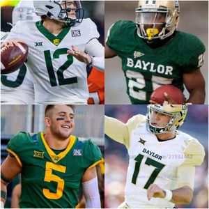 College Baylor Bears Dostosuj amerykańską koszulkę piłkarską Blake Shapen Mike Singletary Josh Gordon Rebort Griffin III Tyquan Thornton Josh Flex Mens Women Youth