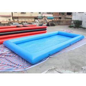 10x5m (33x16.5ft) With blower wholesale Commercial inflatable water pool air blown swimming floating equipment for walking Zorb Ball Games free ship with 2 Zorb Balls