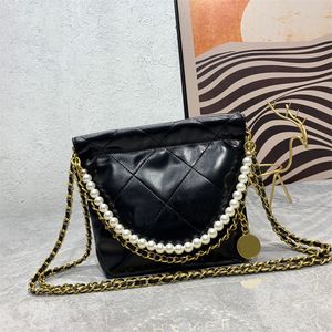 Большая сумка, модная дизайнерская сумка высшего качества, супер вместительная кожаная сумка для покупок старого золотого стандарта, сумки на плечо для мам, маленькие женские классические черные сумки.