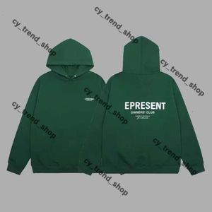 Дизайнерская толстовка с капюшоном Representehoodie Толстовки с капюшоном Letter Mens Tide Brand Wild High Street Повседневная свободная пара Размер футболки Represente Hoodie Stone 753