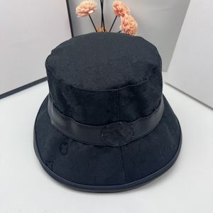 2024 MENS Luxury Bucket Hats Designer Leather Hat For Women Fisherman Cap Casquette Beach Hats Sun Letters Fashion Flat Wide Brim Hat G237265D