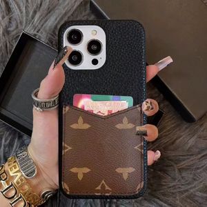 MARKA TELEFONALNE PUPI IPhone 15 Pro Max Case Uchwyt karty Apple iPhone 14 Pro Max 13 12 Pro 11 x xr XS Max 15 Plus przypadek Samsung Galaxy S24 Ultra S23 Plus S22 Cell Cover Cover Telefon