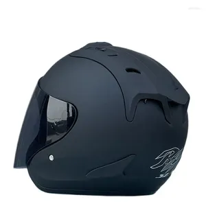 Caschi moto Four Seasons Racing Casco aperto da uomo e da donna Casco Casque Arrivo Ram4 MABLACK Half