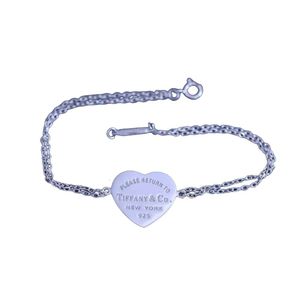 Tiffiny Bracelet Designer Women Original Quality Charm Bracelets Sterling Silver Double-layer Love Simple And Generous Fashion Gift