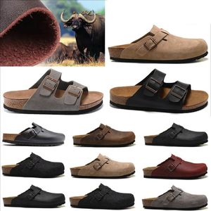 Designer Sandálias Birkin Chinelos Tamancos Sandália Silde Arizona Gizeh Homens Mulheres Outono Mule Camurça Couro Senti Sliders Buckle Strap Flat Coach Sandálias 35-46