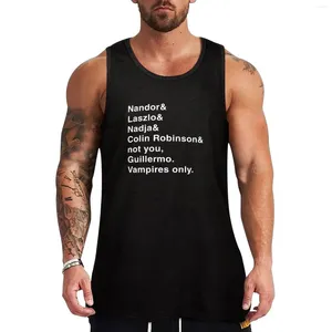 Herrtankstoppar Staten Island Vampires Top Male Gym Wear