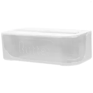 Plates Butter Crisper Dispenser Wide Dish Small Container For Counter Plastic Refrigerator With Lid