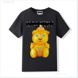 Moschino T-shirt Designer wysokiej jakości męskie damskie bawełniane koszulki Męskie i damskie Crewneck krótkie rękawie Tshirt moda Modna koszula z krótkim rękawem 168