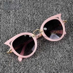 Sunglasses Frames Kids Sunglasses Girls Brand Cat Eye Children Glasses Boys UV400 Lens Baby Sun Glasses Cute Eyewear Shades Goggles Fashion Cute