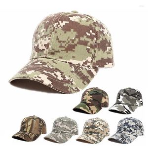 Bollkåpor Digital Camo Baseball Cap Army Tactical Men Women Outdoor Hunting Camouflage Jungle Hat vandring hattar