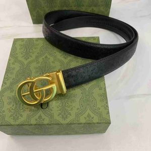 Belts Designer Belt Men Automatic Belt Gold High Quality Sier Black Buckle Fashion Women Width 3.8cm YQ240226