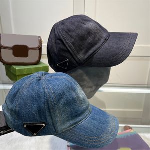 Erkekler Kadın Top Cap Tasarımcı Beyzbol Kapağı Unisex Denim Casquette Ayarlanabilir Snapback Lüks Beyzbol Şapkası Spor Kapakları 2 Renk Açık Güneş Şapkası