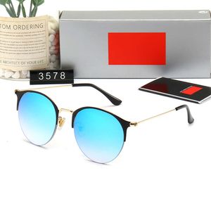 óculos de sol designer masculino raybans.Wayfarer óculos de sol mulher dos homens novo unisex pequeno espelho redondo moda óculos de sol condução lazer óculos de viagem 3578