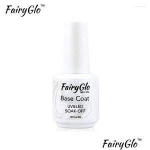 ネイルジェルFAIRYGLO 15mlワニスベースコートトップUVポリッシュプライマージェラックセミパーマネントアートゲルポリッシュラッカードロップデリバリーヘルスビューティーOTDHC