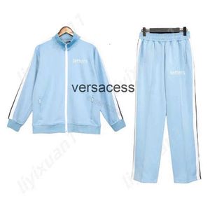 Palms Angels Tracksuit męskie dresy bluza błyskawica luźne garnitury damskie bluzy veste femme kurtki spodnie sportowe paliwo Angels marka 5205