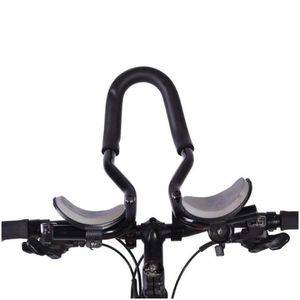 Bicicleta guiador componentes componentes resto guiador aero barras para triathlon tempo julgamento ciclismo 22.2-25.4mm alça reta gota de dhatc