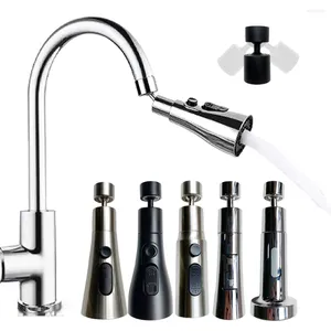 Torneiras de cozinha 360 ° Universal Tap Aerador Torneira Pulverizador Bico Substituição Pull Out Economia de Água Cabeça de Chuveiro G1/2 Extender Adaptador