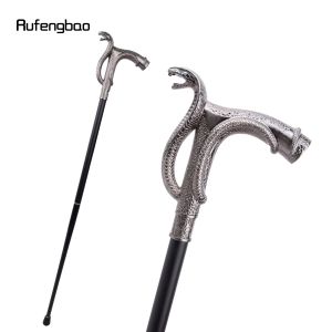 Cobra Head Fashion Small Diameter Tube Walking Stick Decorative Cospaly Vintage Party Fashionabla Walking Cane Crosier 93cm