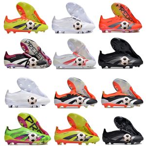 2024 Nya fotbollsskor x Predator Elite FG Leyenda utförde VM Cleats Balon Te Adoro Mi Histori L Rihla Football Shoes