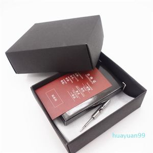 New-Metal Mini Carbon Fiber Men ID Holder Business Card Wallet268X