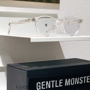 Простые очки в черной оправе в стиле ретро, простые очки для макияжа Gm, серия Ron Star, универсальные солнцезащитные очки Advanced Sense, защита от ультрафиолета, Gentle Monster 1CMO