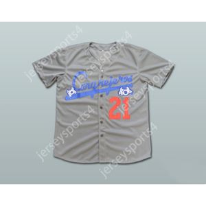 Roberto Clemente 21 Santurce Crabbers Puerto Rico Baseball Jersey wszystkie rozmiary zszyte