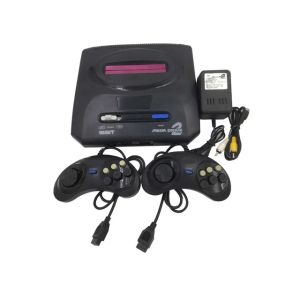 Spelare Nya 16 -bitars retro videospelkonsol med Wired GamePad Support Game Card Home Game Console för MD Sega Family Game EU Plug