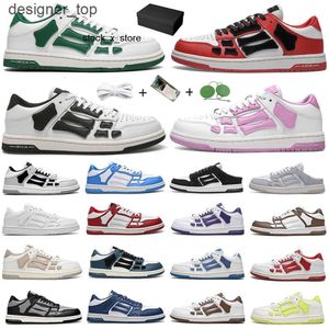 Amirliness Amari I Amirris Amii Am AMI Black I Irlies iiri Green com Box Bones S Sapatos de corrida cinza Skel Top Orange Low Sneaker Triple White Lime Lilac Pur adx6