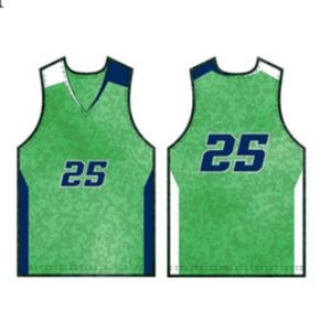 Basketball -Trikot -Männer Hemden schwarz weiß blaues Sport Shirt CH20240509