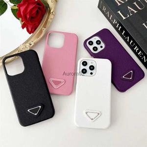 Mobiltelefonfodral Fashion Leather iPhone 14 13 12 11 Pro Max 14Pro 14Plus 14Promax 13Pro 13Promax Back Shell Ny ren färg Anti-Fall Protection Mobile Fall 240219