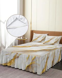 Spódnica z łóżkiem marmurowa konsystencja biała elastyczna wyposażona w łóżko z poduszkami Mattress Mattress Pałka pościel