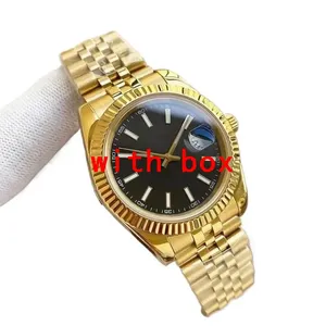 Zegarek zegarek zegarków ze stali nierdzewnej zegarki zegarki ze stali nierdzewnej 28/11/36/41 mm japoński ruch Montre Homme Business Party Diamond Mens Watch Datejust SB018 B4